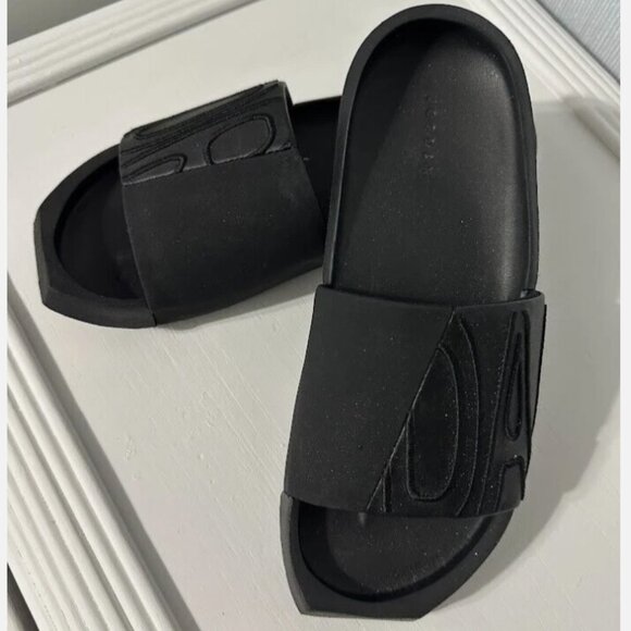 Nike Air Jordan NOLA Slide Sandals “Triple Black” Women's Size 6 - Picture 9 of 11